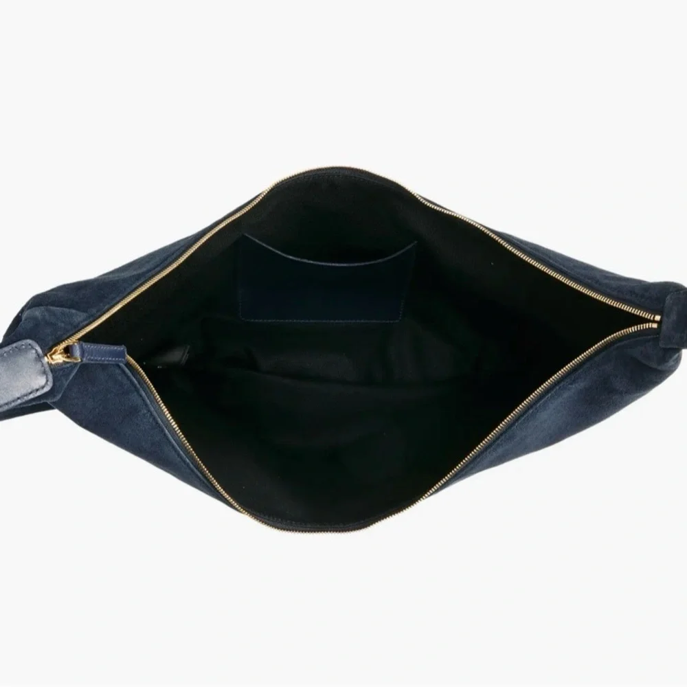 Madewell Navy Suede Hobo Bag